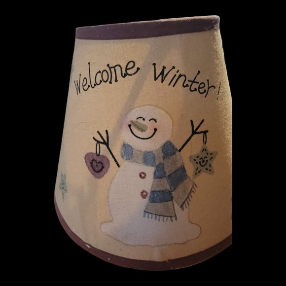 Crazy Mountain Resin Snowman night light with shade - Picture 5 of 5